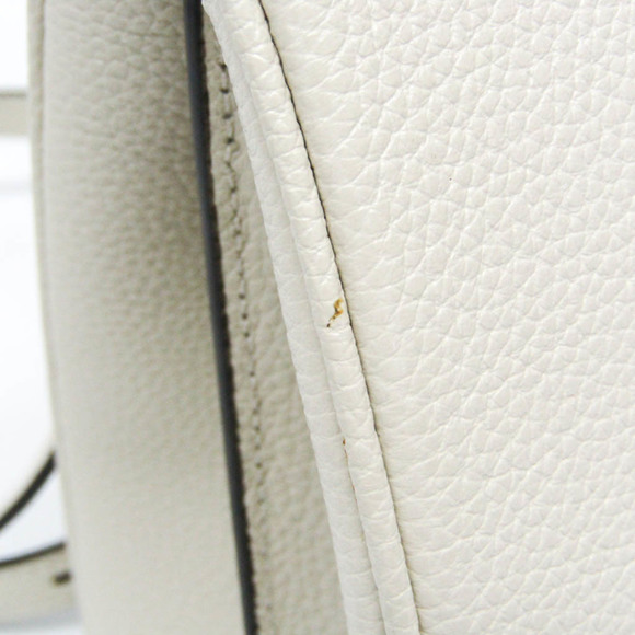 GUCCI White Leather Shoulder Bag - Picture 9 of 15